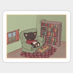 Comfy Cat Corner Sticker